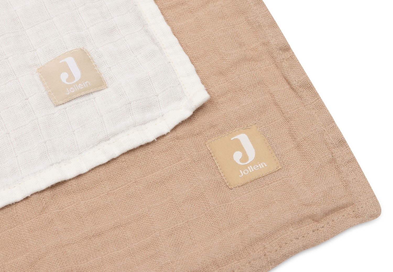 Hydrofiele Doek Large 115x115cm - Biscuit/Ivory - 2 Stuk - afbeelding 4