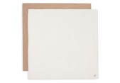Hydrofiele Doek Large 115x115cm - Biscuit/Ivory - 2 Stuk
