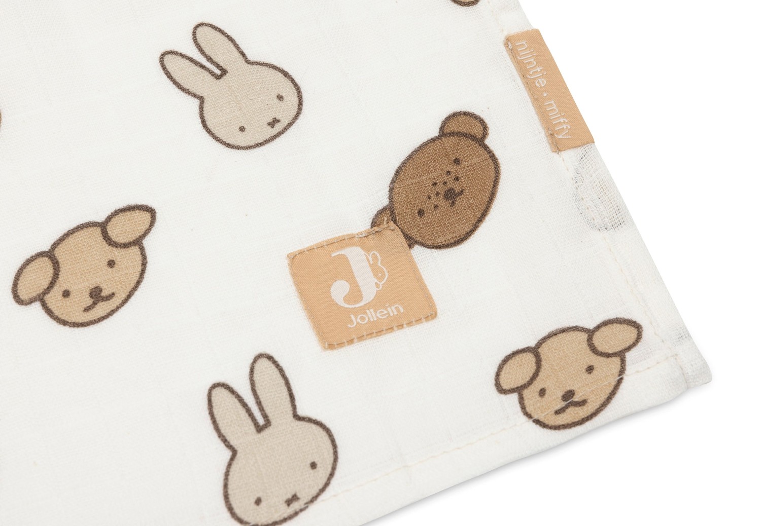 Hydrofiele Doek Large 115x115cm - Miffy and Friends - afbeelding 3