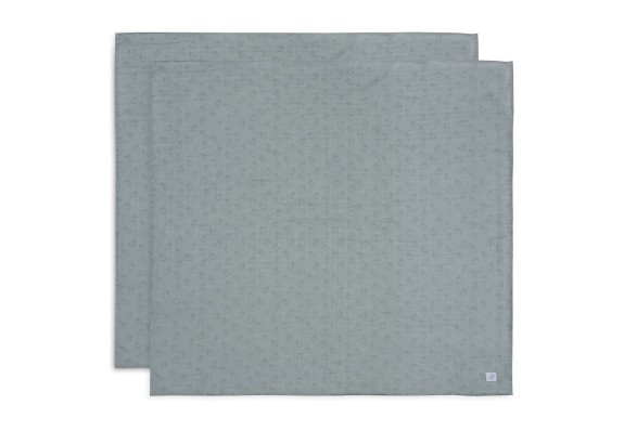 Hydrofiele Doek Miffy Silhouettes - Sea Green - 2 Stuks