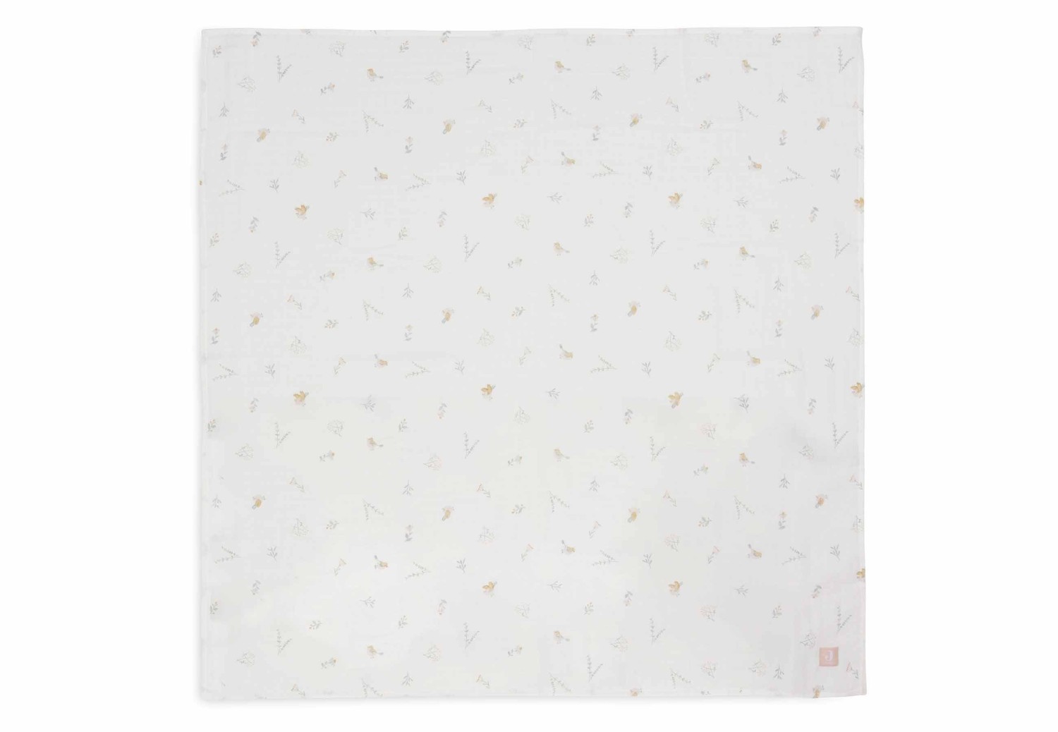 Hydrofiele Doek Large 115x115cm - Lovely Birds - afbeelding 8