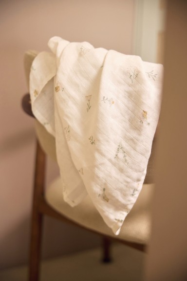 Jollein - Hydrofiele Doek Large 115x115cm - Lovely Birds