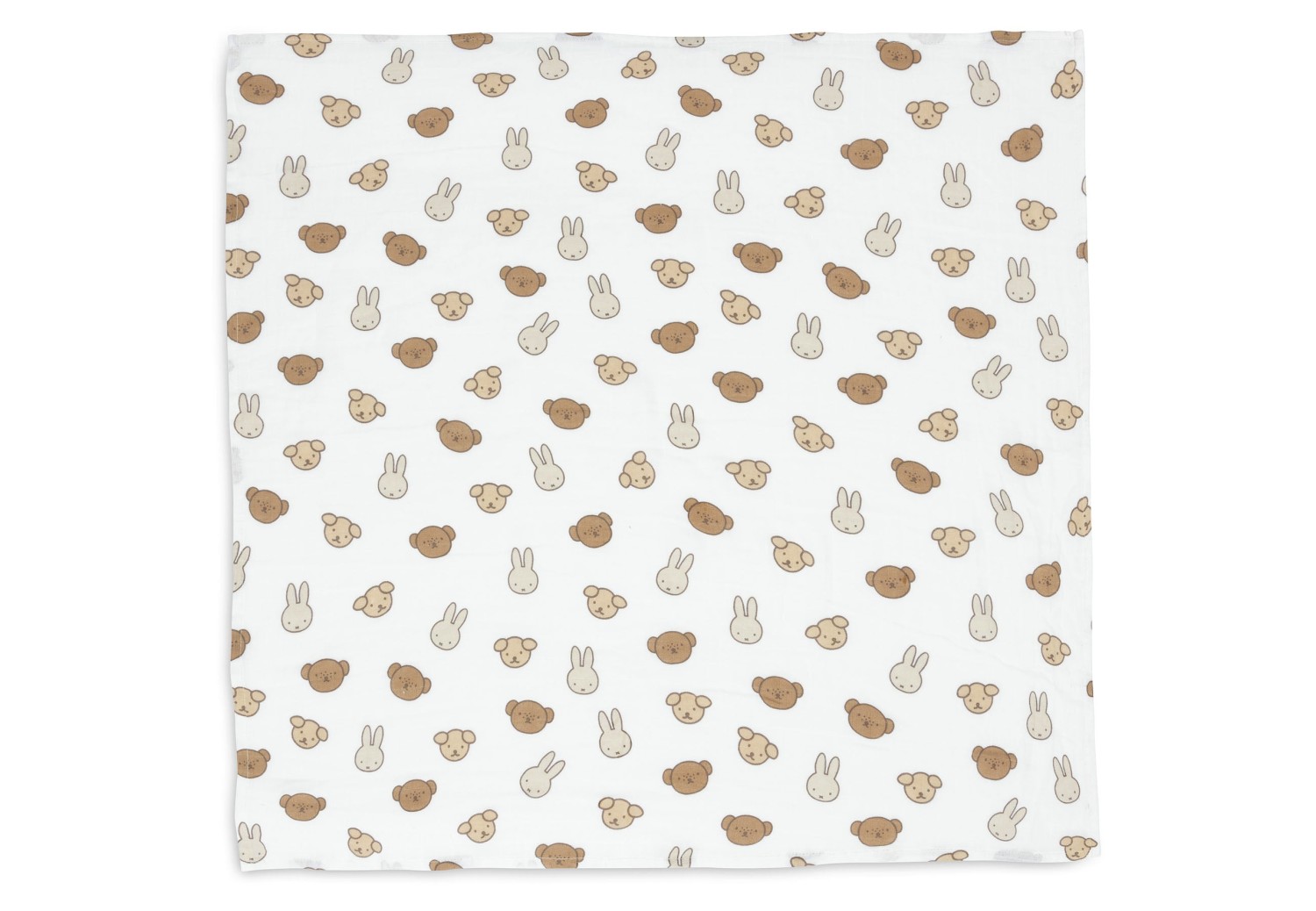 Hydrofiele Doek Small 70x70cm - Miffy and Friends - afbeelding 2