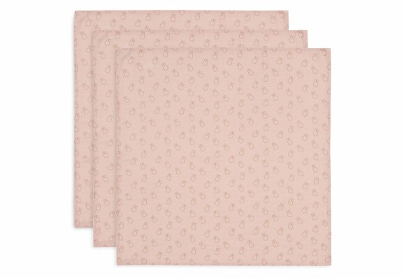 Hydrofiele Doek Miffy Silhouettes - Wild Rose - 3 Stuks