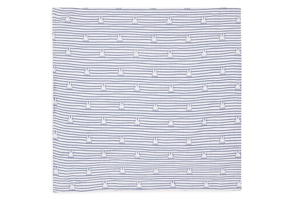 Hydrofiele Doek Small 70x70cm Miffy Stripe - Navy