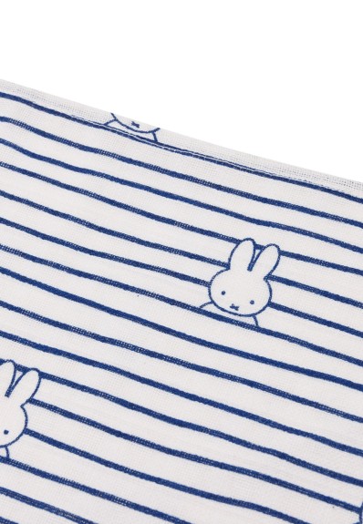 Hydrofiele Doek Small 70x70cm Miffy Stripe - Navy
