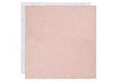 Hydrofiele Doek Large 115x115cm - Wild Rose/Ivory