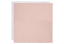 Hydrofiele Doek Large 115x115cm - Wild Rose/Ivory