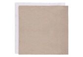 Hydrofiele Doek Large 115x115cm - Olive Green/Ivory
