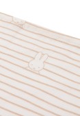 Hydrofiele Doek Small 70x70cm Miffy Stripe - Biscuit