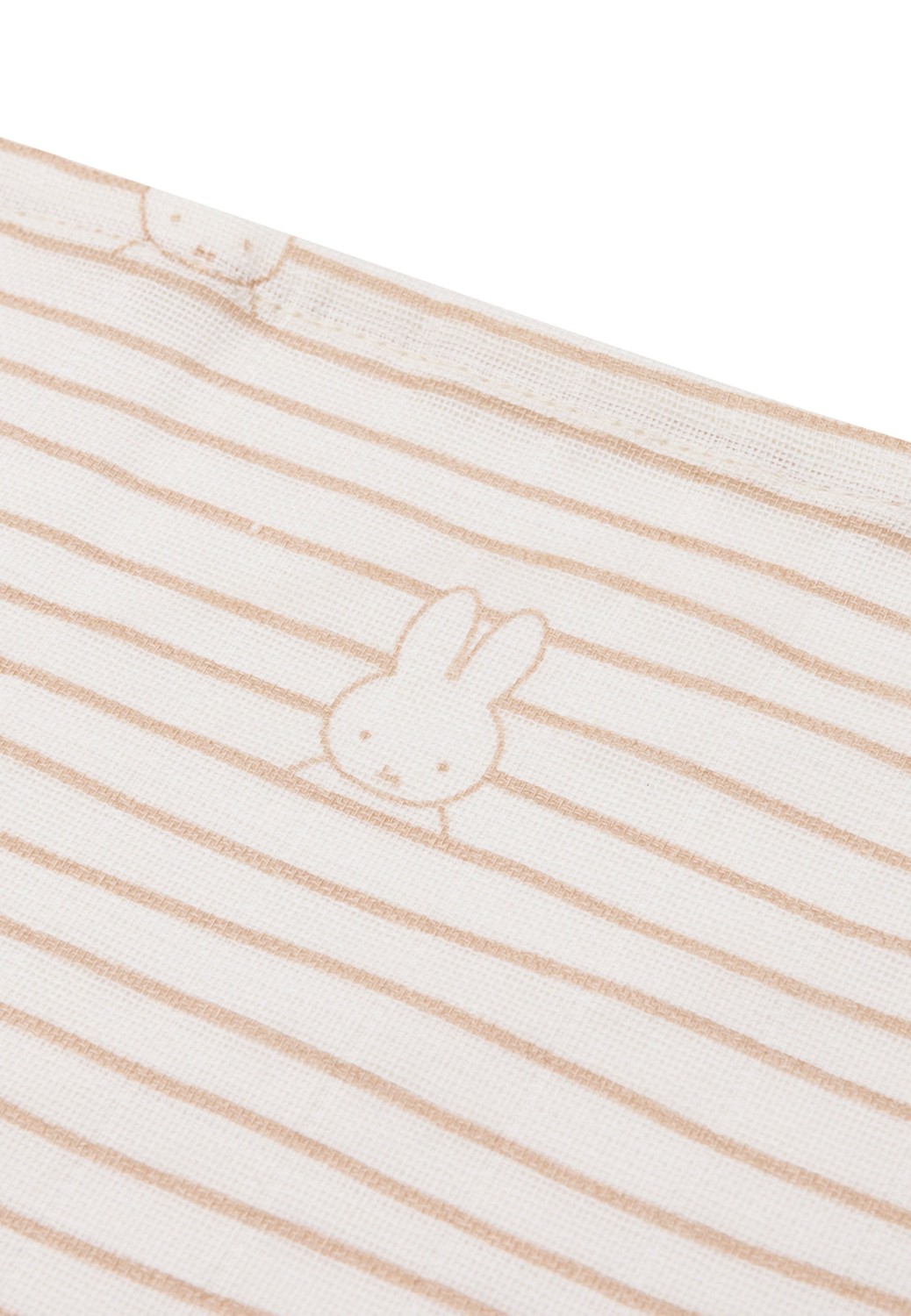 Hydrofiele Doek Small 70x70cm Miffy Stripe - Biscuit - afbeelding 9