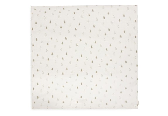 Hydrofiele Doek Large 115x115cm Happy Miffy - Olive Gree