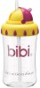 Bibi active junior beker met rietje - Geel/Paars 350 Ml