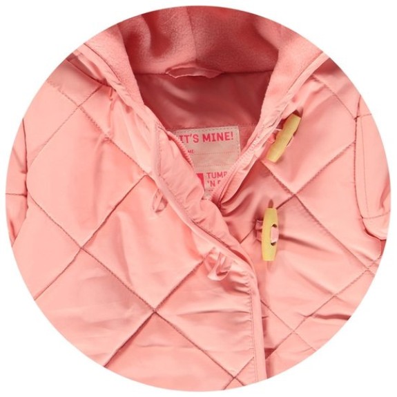 Tumble 'N Dry Meisjes Jas - Pink Light - Maat 74