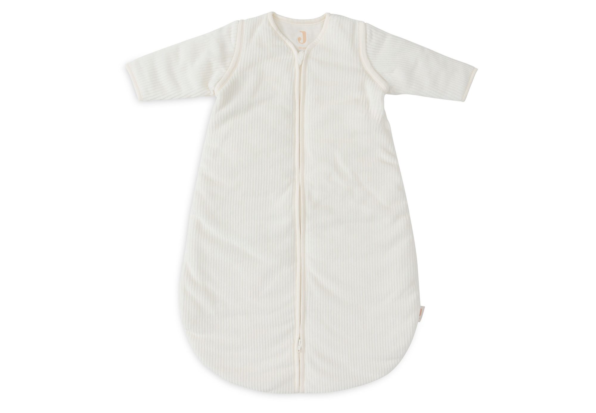 Baby Slaapzak met Afritsbare Mouw 60cm Rib - Ivory