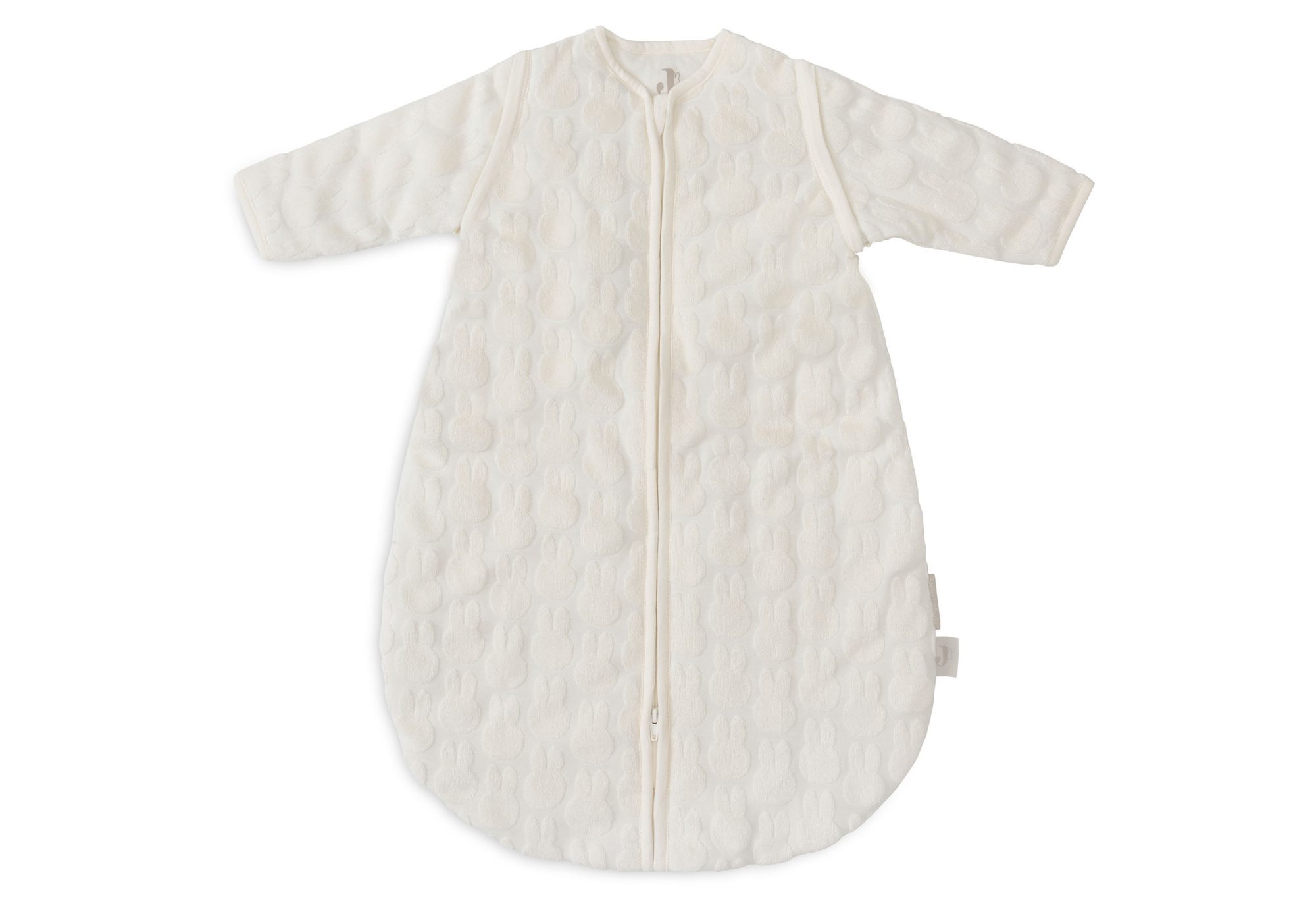 Baby Slaapzak met Afritsbare Mouw 60cm Miffy Jacquard - Ivory