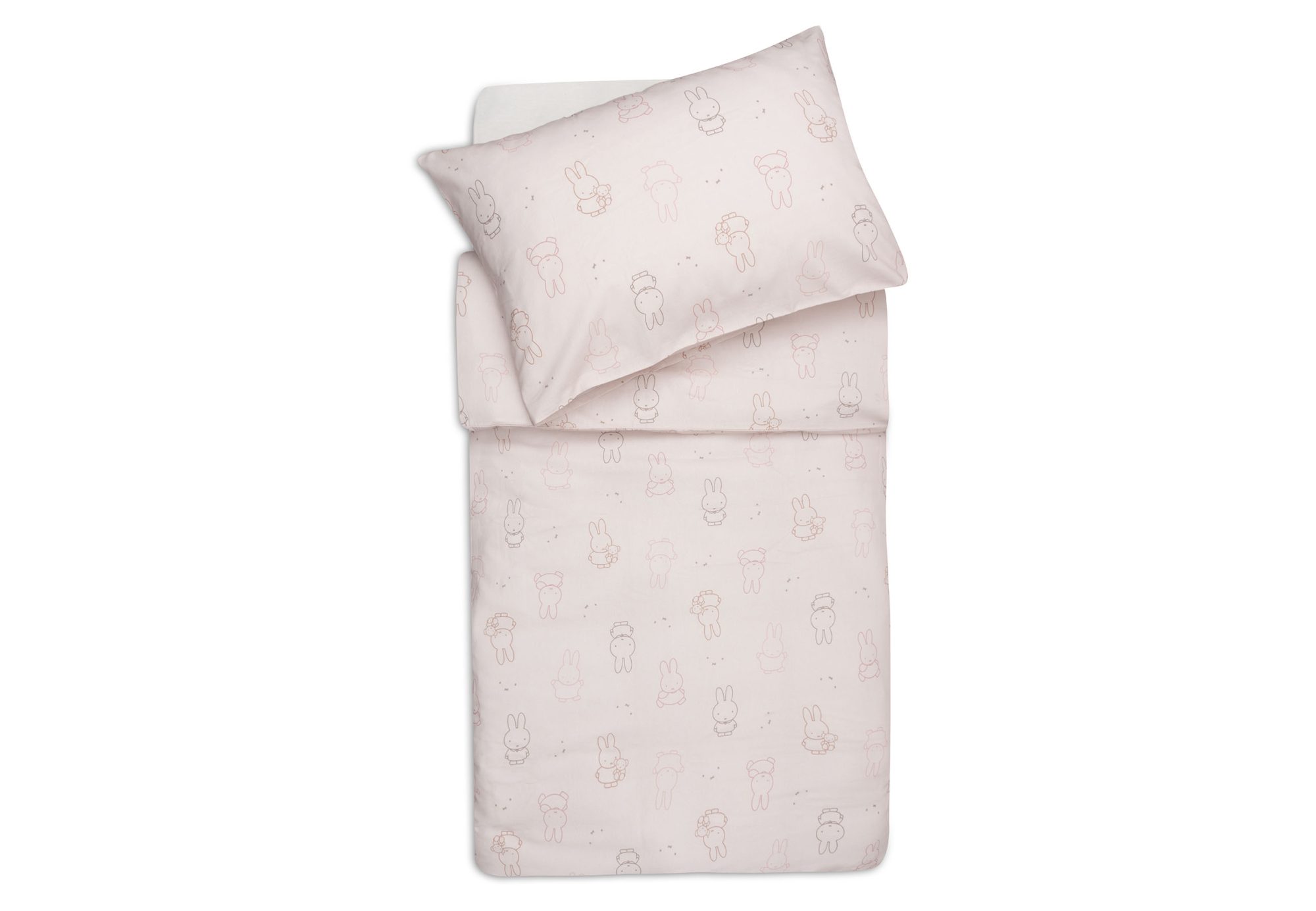 Dekbedovertrek met sloop 100x140cm - Nijntje Moments Silk Rose