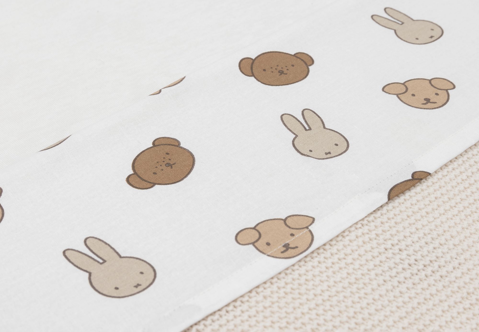 Laken Wieg 75x100cm - Miffy and Friends - afbeelding 3