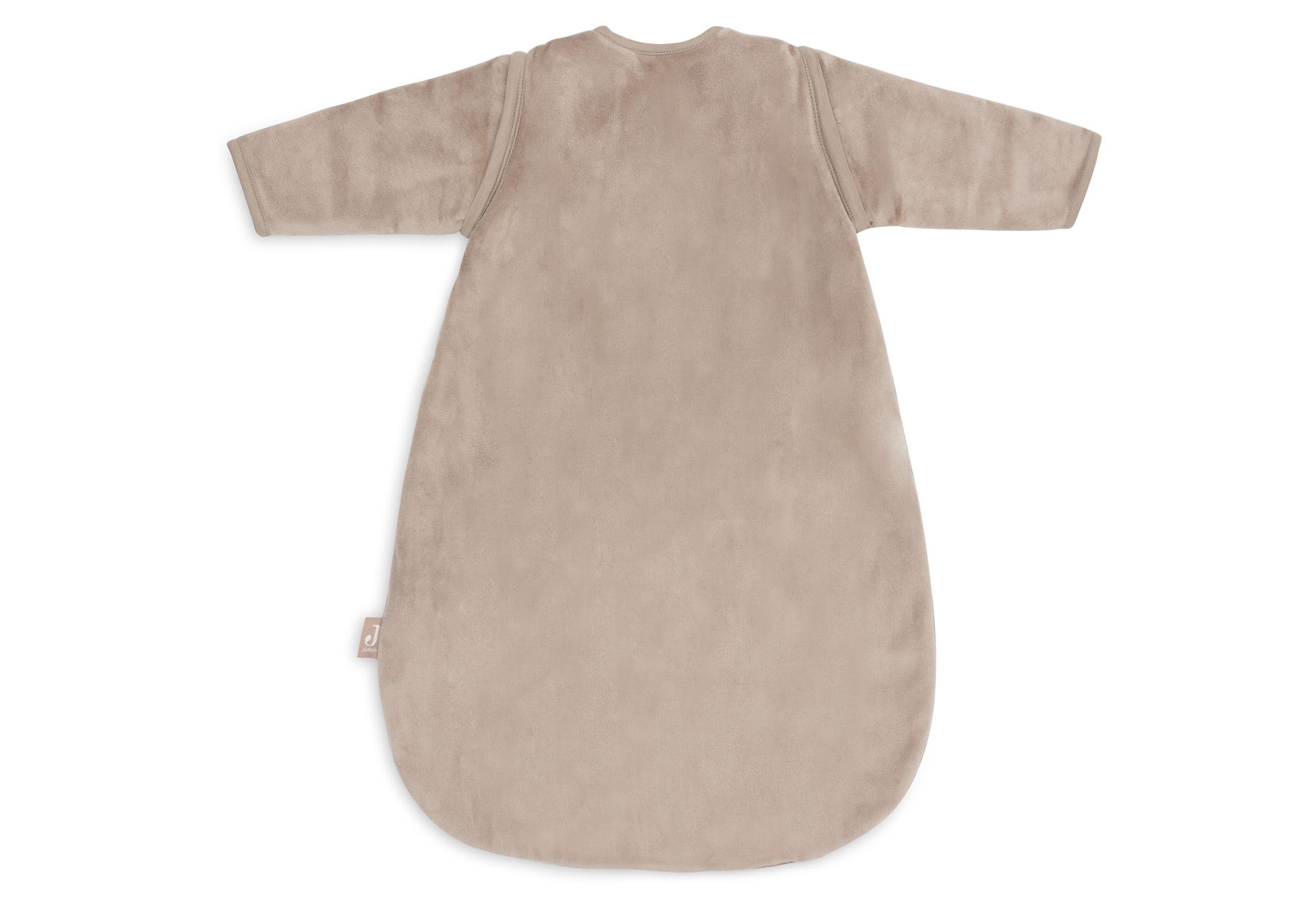 Baby Slaapzak met Afritsbare Mouw Rond 60cm Velvet - Milky Coffee - afbeelding 2