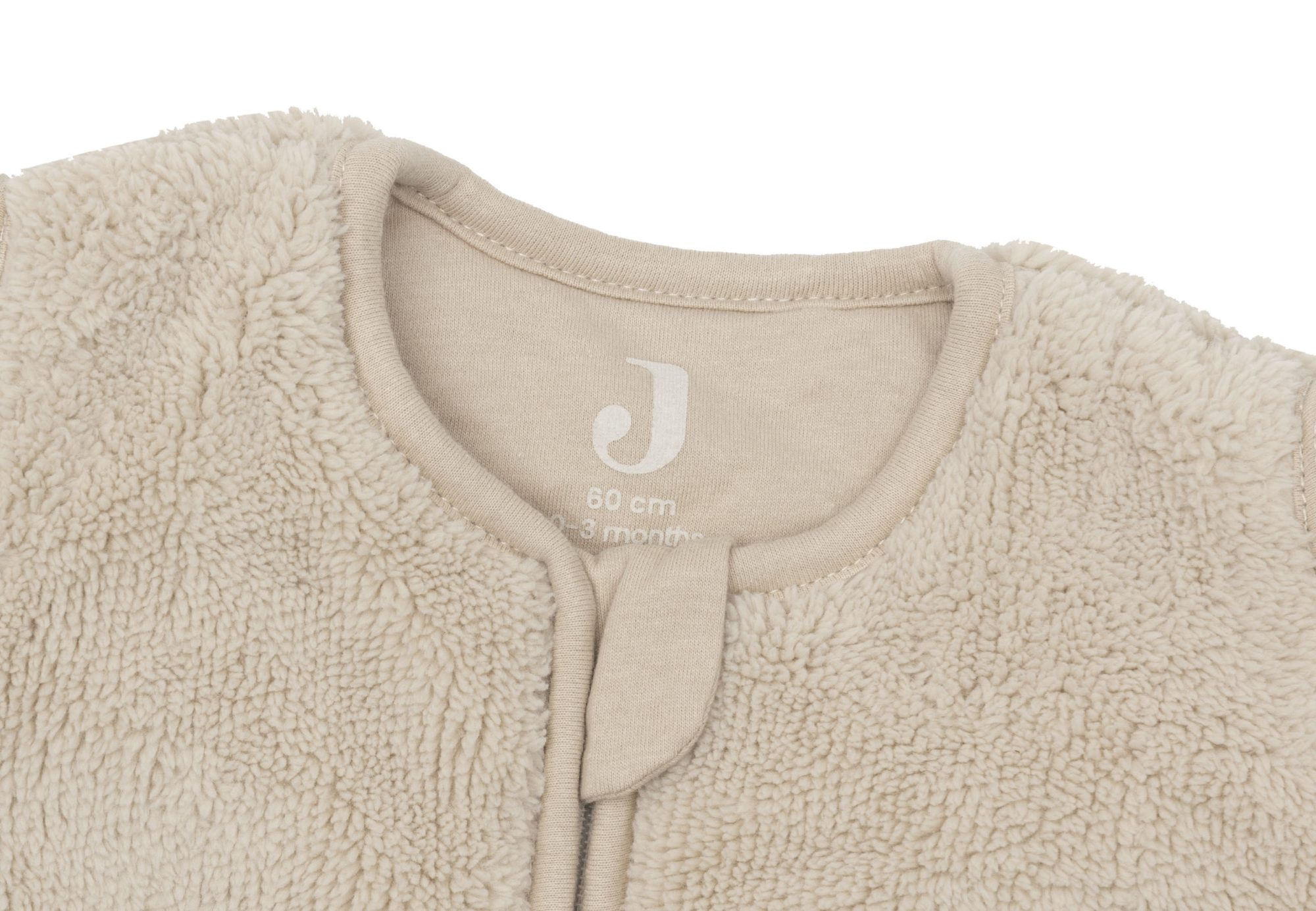 Slaapzak met afritsbare mouw Rond 60cm Fluffy - Sand - afbeelding 4