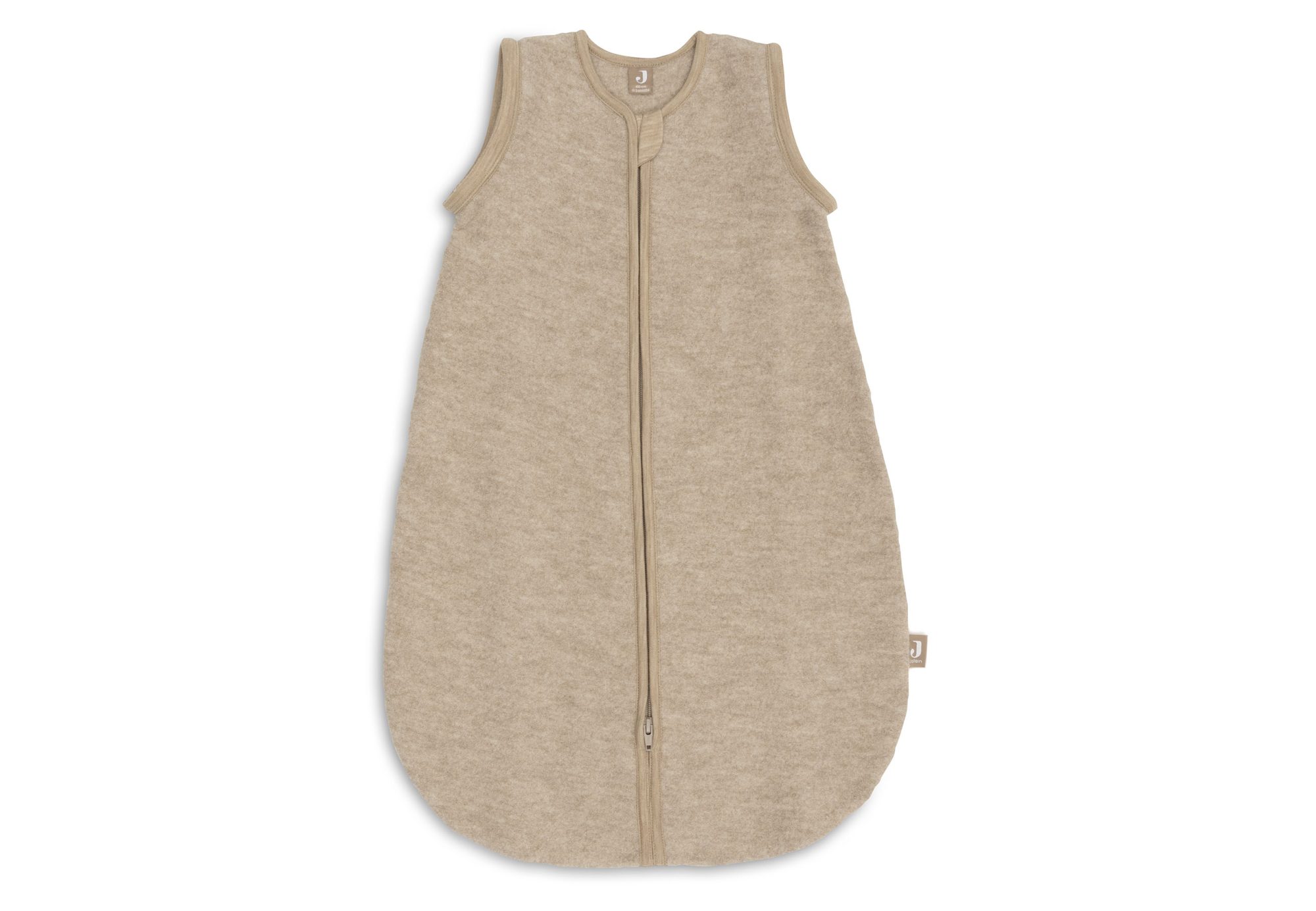 Slaapzak met afritsbare mouw Rond 60cm Merino Wol Felted - Natural - afbeelding 3