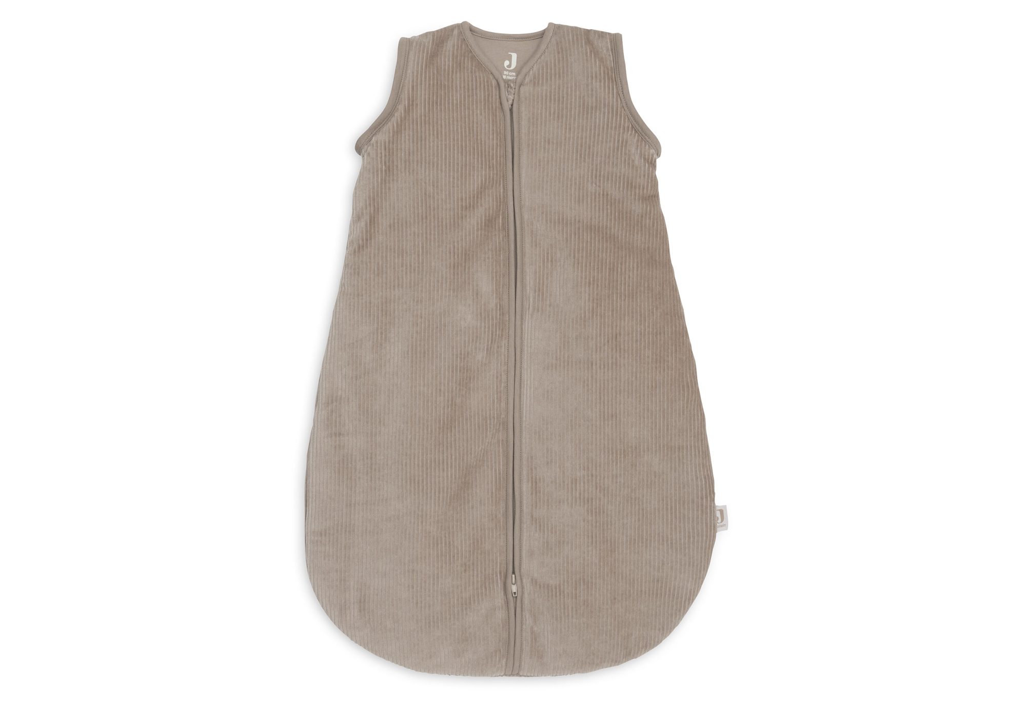 Slaapzak met afritsbare mouw Rond 90cm Rib - Milky Coffee - afbeelding 3