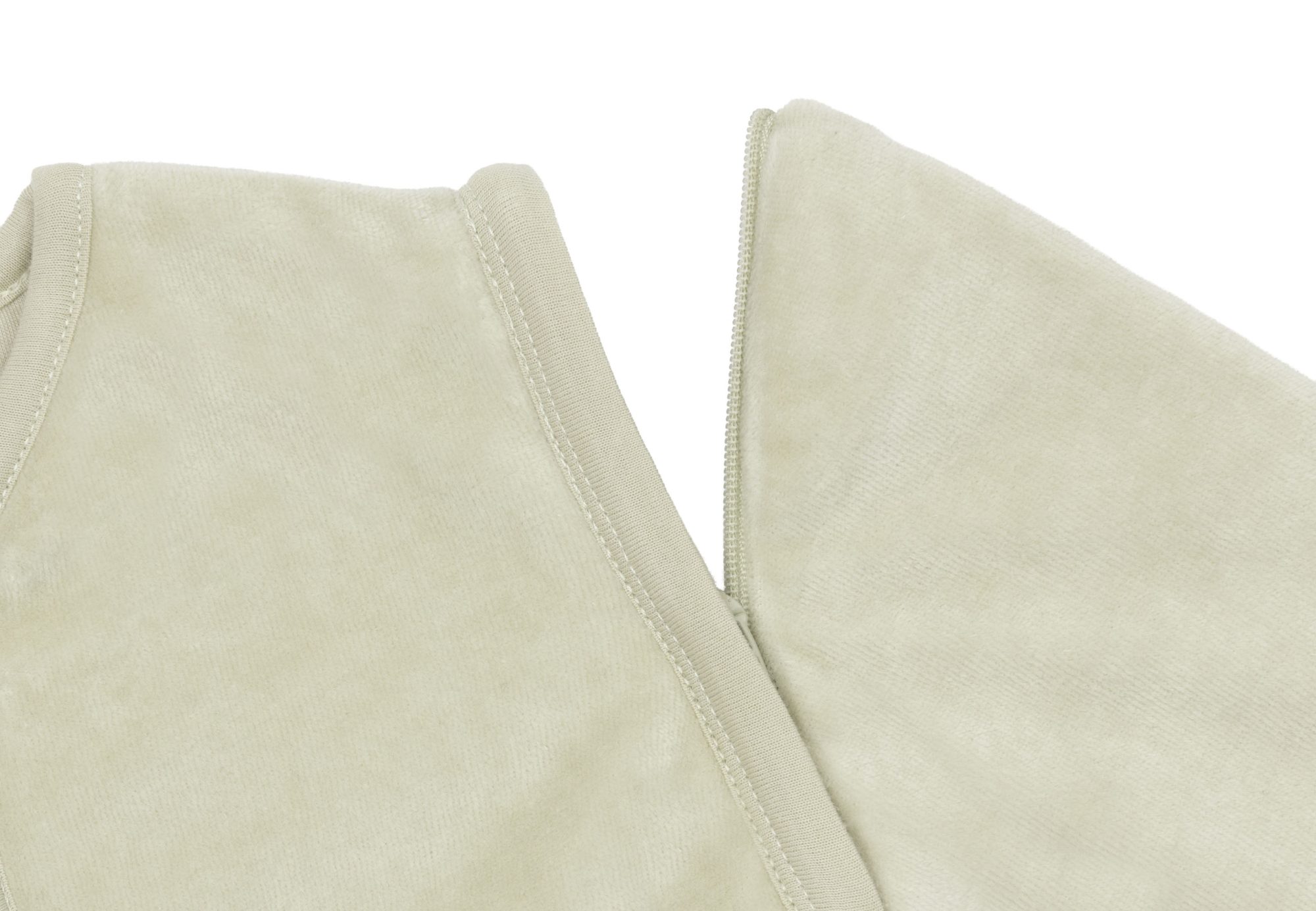 Slaapzak met afritsbare mouw 90cm Velvet - Soft Matcha - afbeelding 5