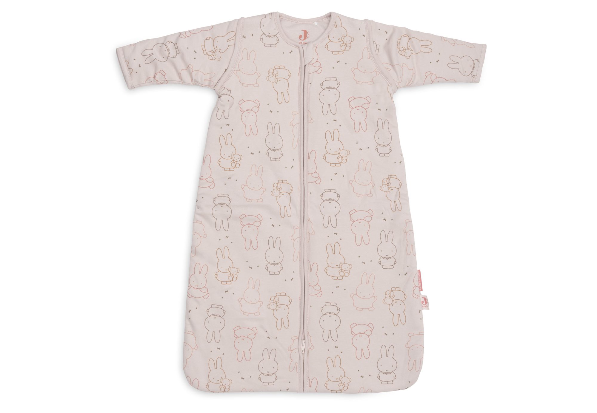 Slaapzak met afritsbare mouw 90cm Nijntje Moments - Silk Rose