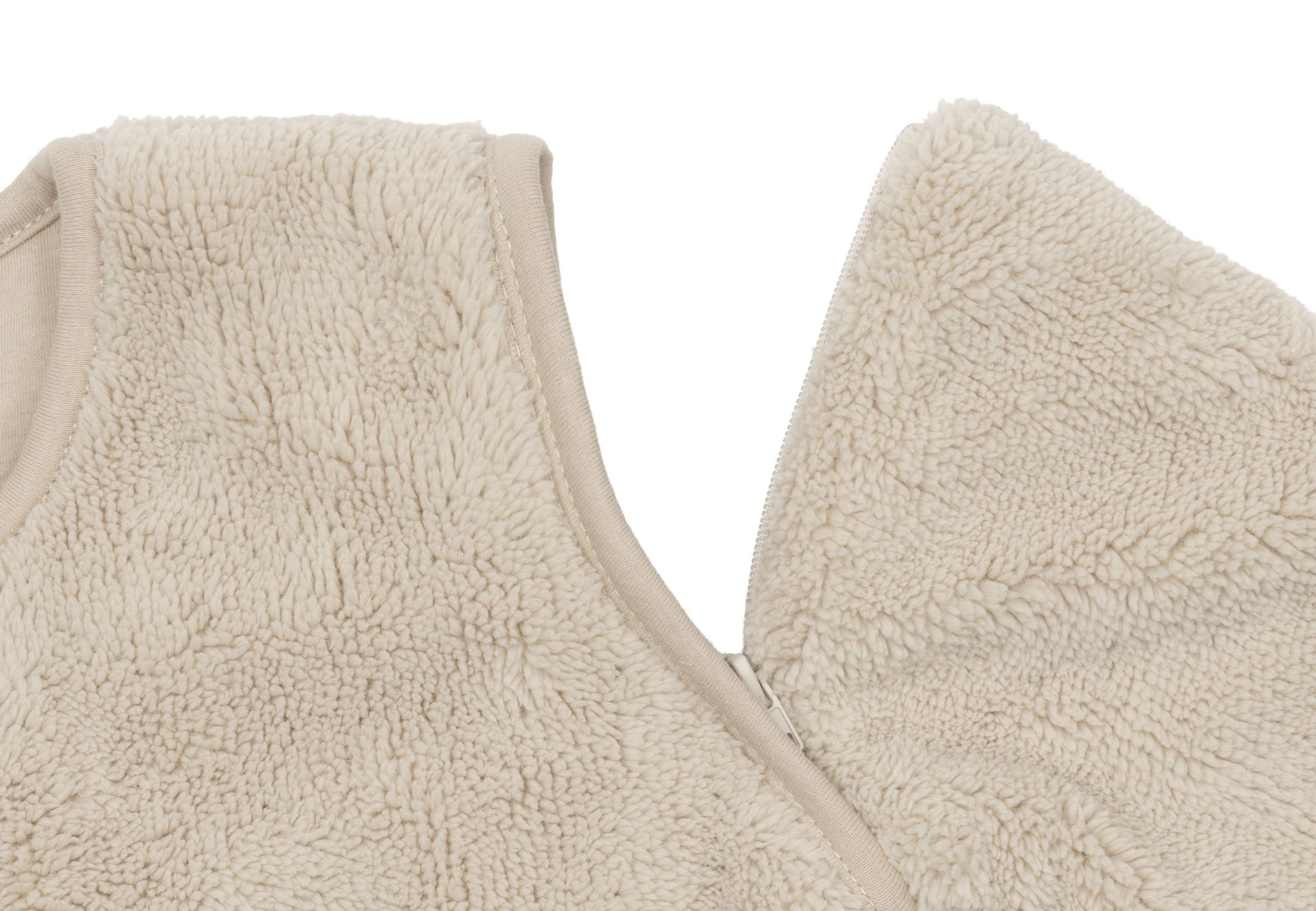 Slaapzak met afritsbare mouw 90cm Fluffy - Sand - afbeelding 5