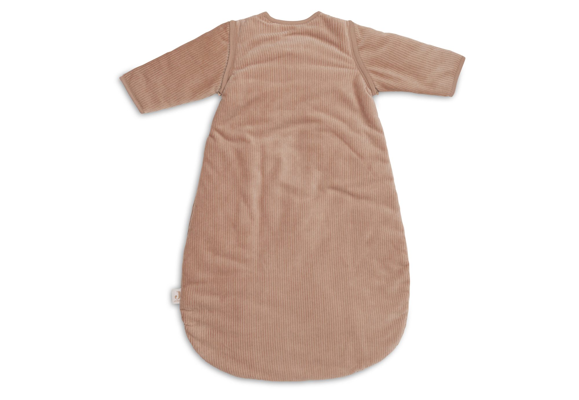 Slaapzak met afritsbare mouw Rond 110cm Rib - Light Terra - afbeelding 2