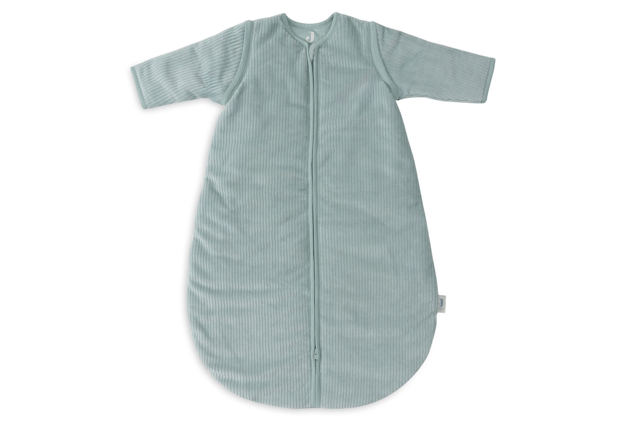 Baby Slaapzak met Afritsbare Mouw Rond 70cm Rib - Sea Green