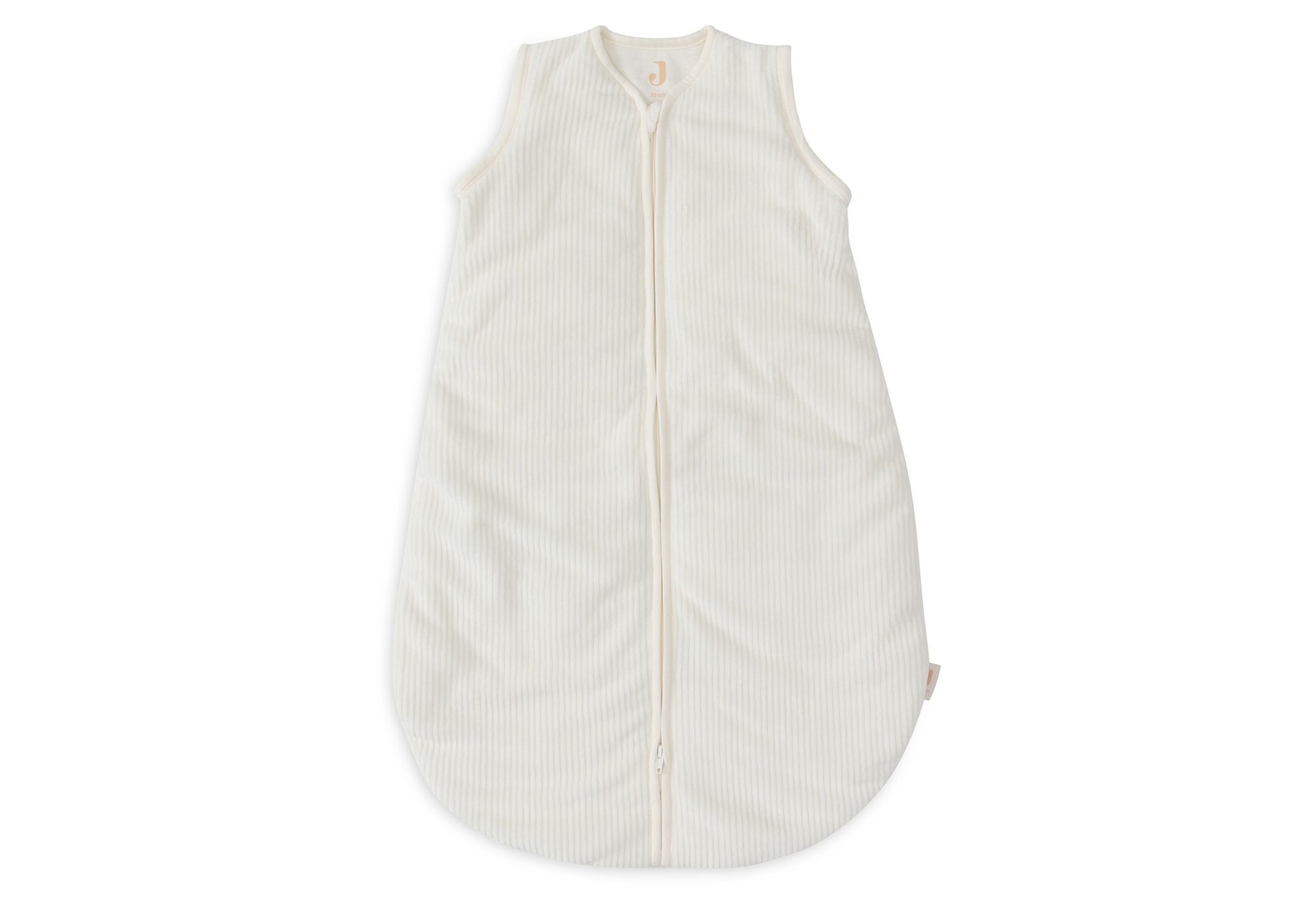 Baby Slaapzak met Afritsbare Mouw Rond 70cm Rib - Ivory - afbeelding 3