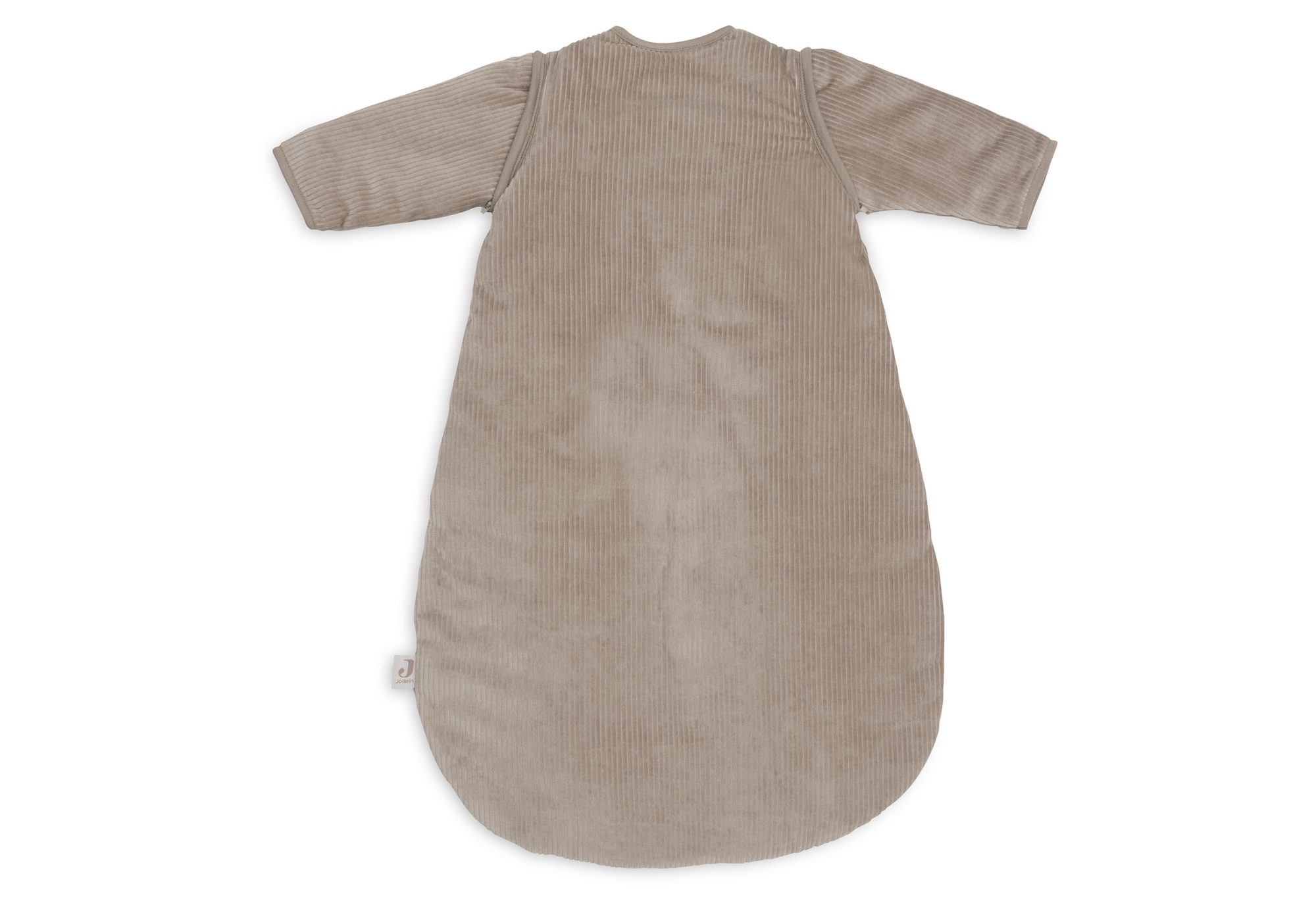 Slaapzak met afritsbare mouw Rond 70cm Rib - Milky Coffee - afbeelding 2