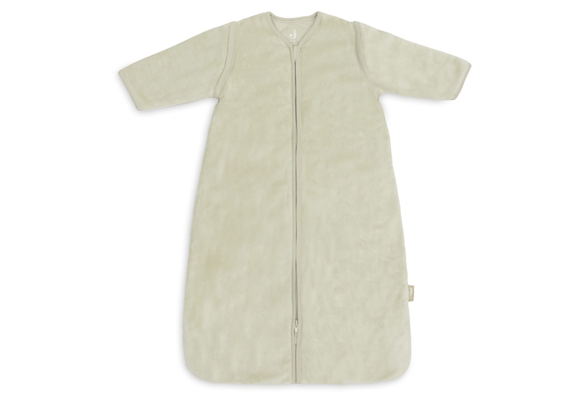 Slaapzak met afritsbare mouw 70cm Velvet - Soft Matcha