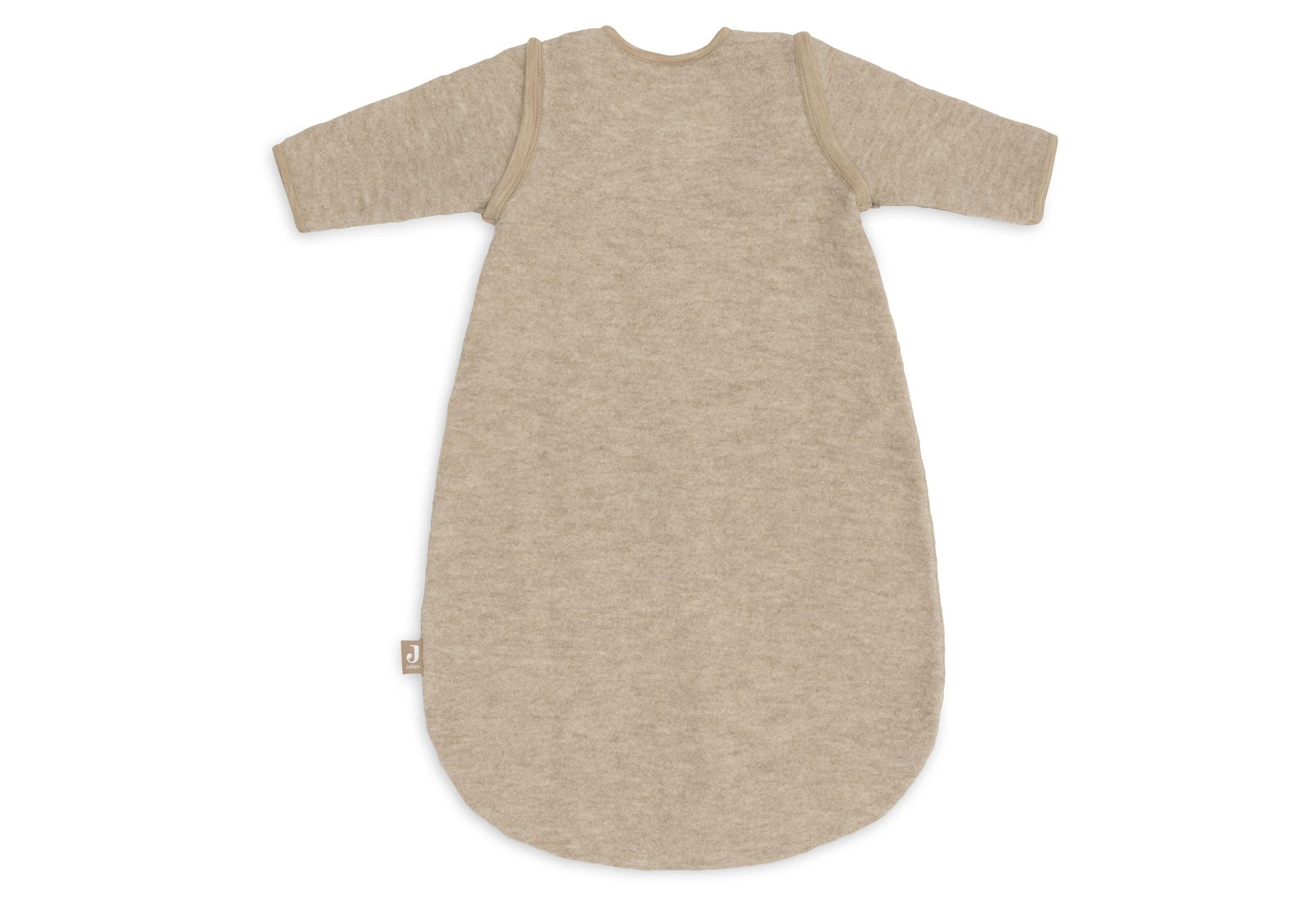 Slaapzak met afritsbare mouw Rond 70cm Merino Wol Felted - Natural - afbeelding 2