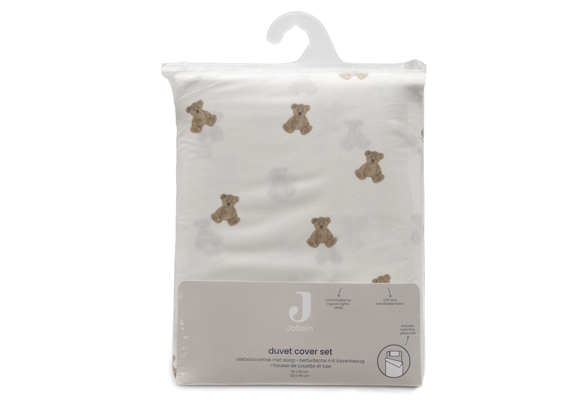Dekbedovertrek met sloop 120x150cm - Mini Teddy Bear - afbeelding 3