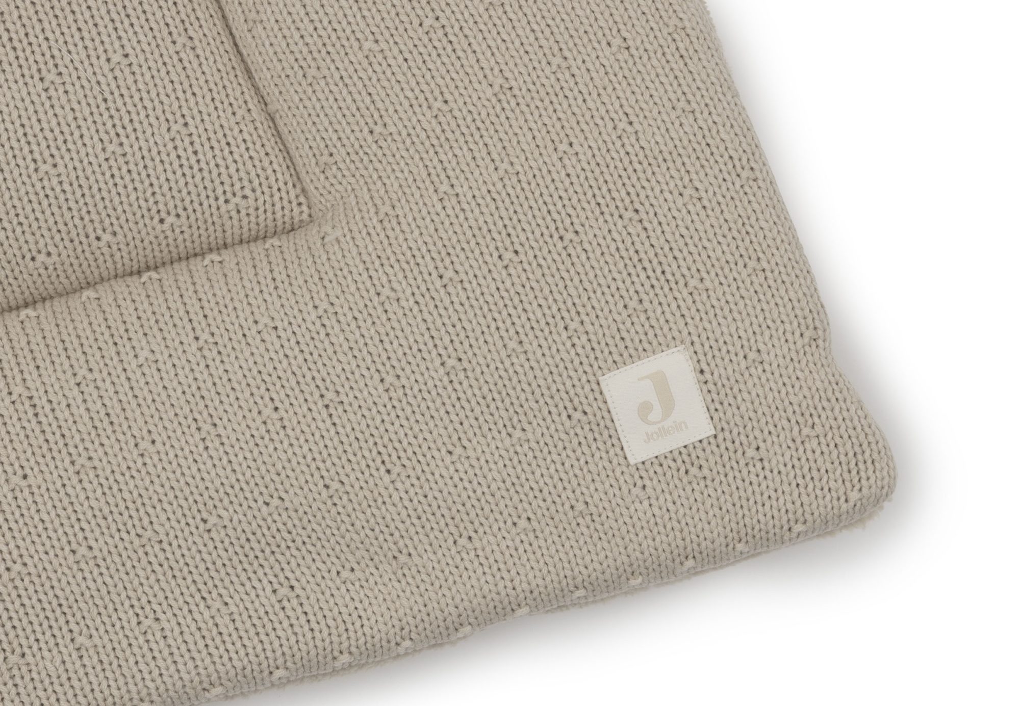 Boxkleed 75x95cm Sprinkle Knit - Sand - afbeelding 3