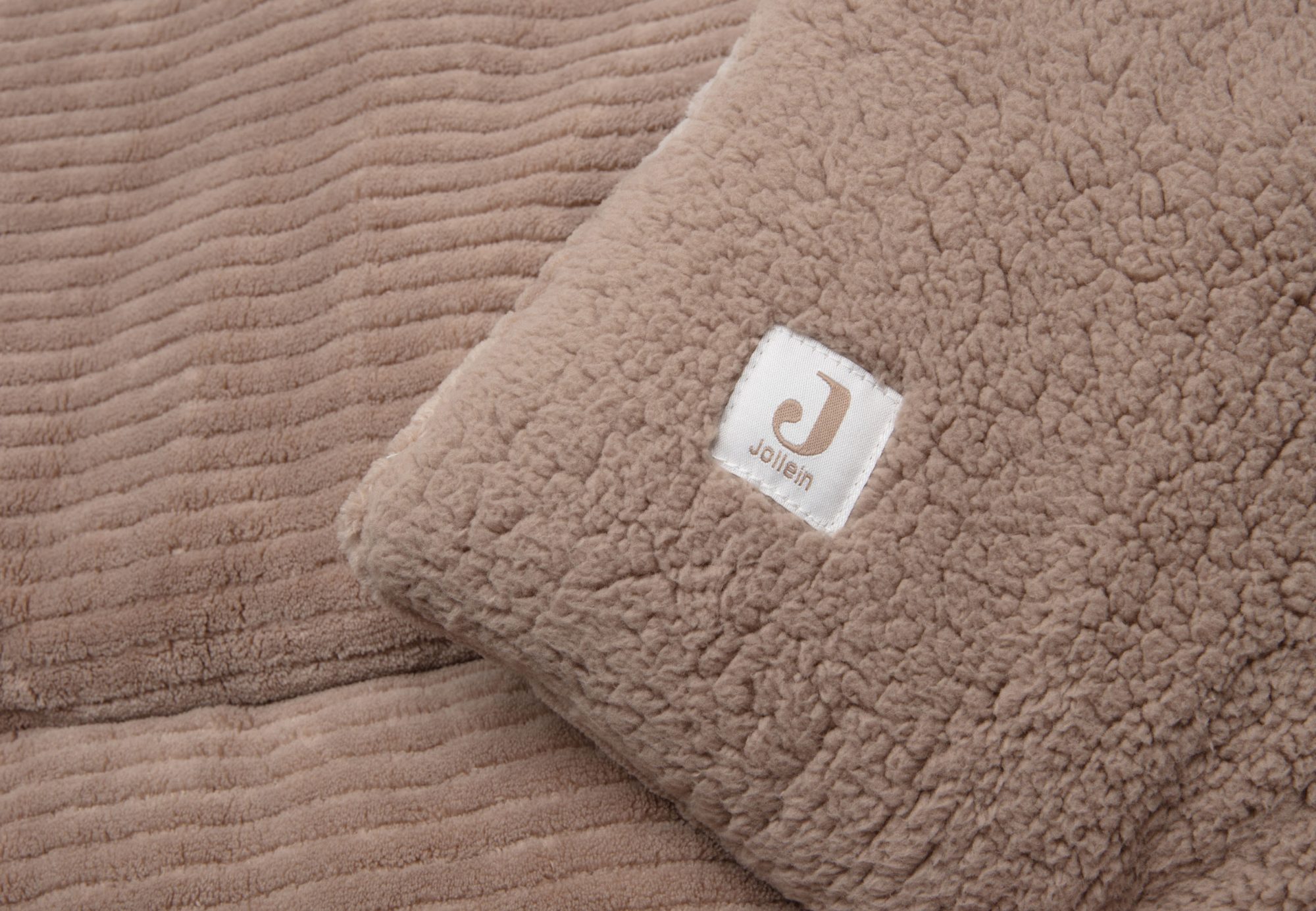 Boxkleed 100x100cm Cloudy Rib - Milky Coffee - afbeelding 4