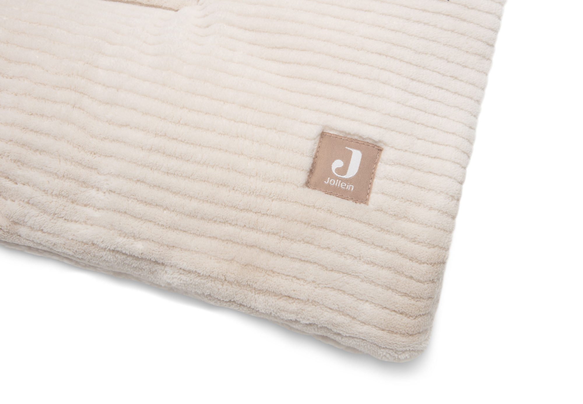 Boxkleed 100x100cm Cloudy Rib - Oatmeal - afbeelding 3