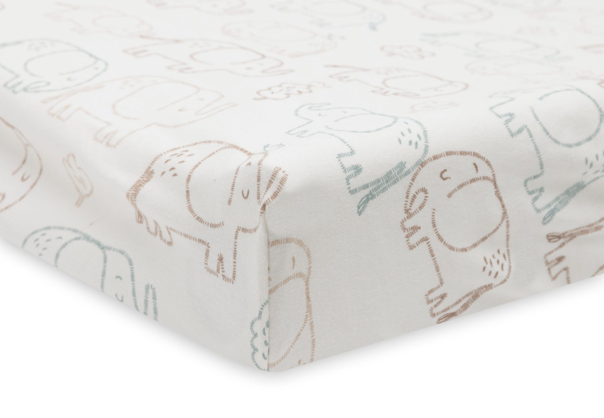 Aankleedkussenhoes Jersey 50x70cm - Elephant Tales - afbeelding 4