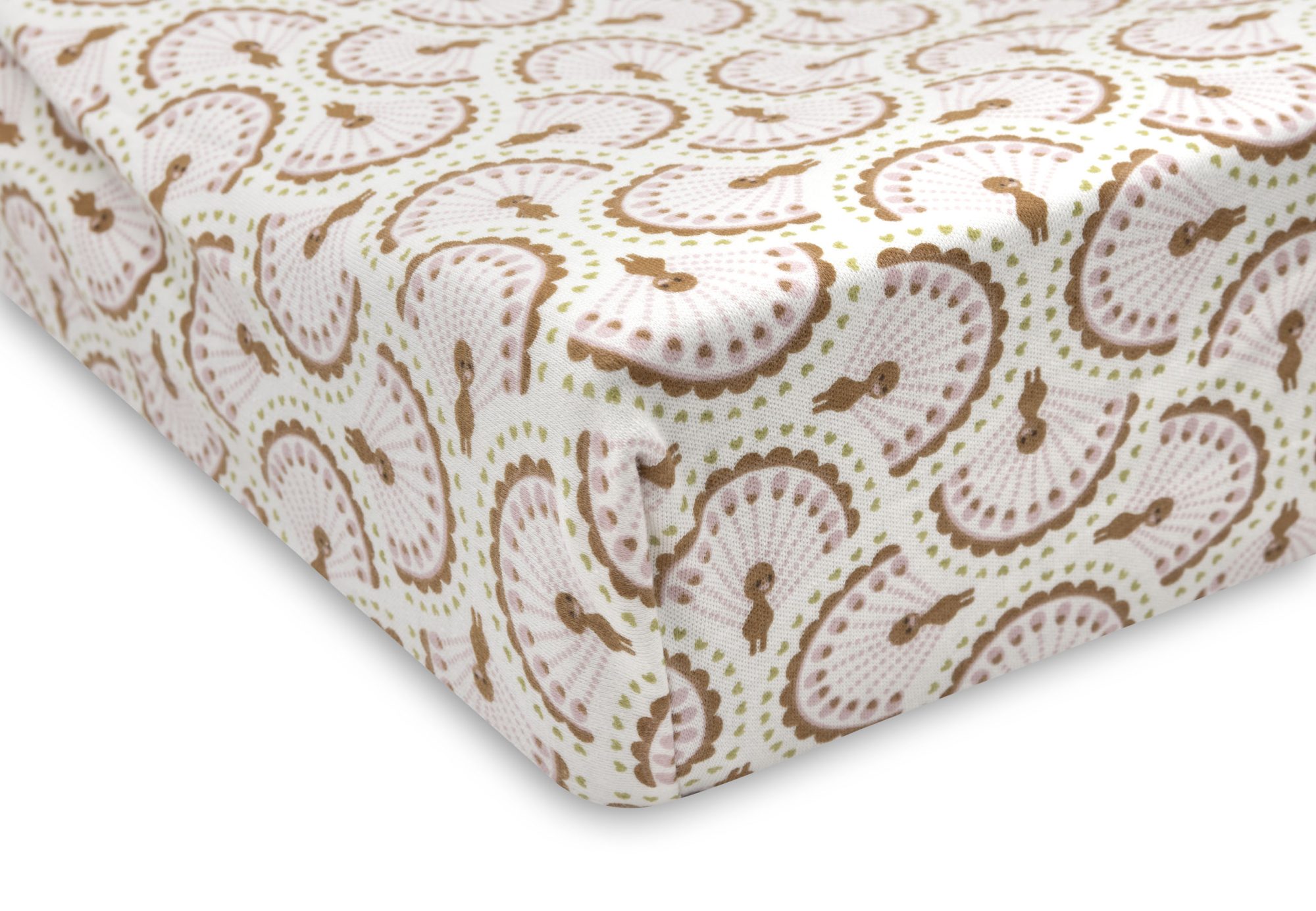 Aankleedkussenhoes Jersey 50x70cm - Soft Plumes - afbeelding 3