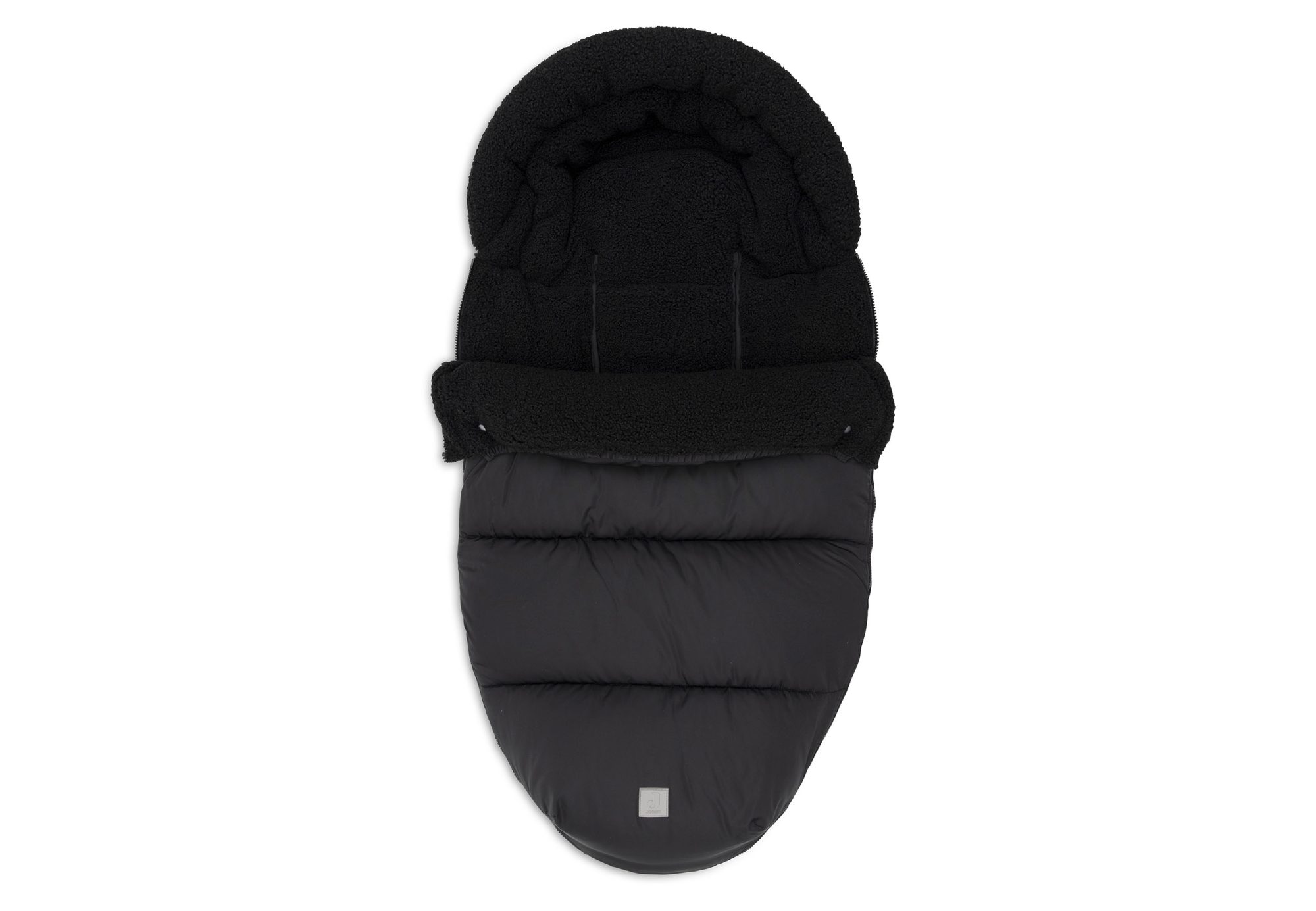 Voetenzak buggy/kinderwagen Puffed - Black - afbeelding 2