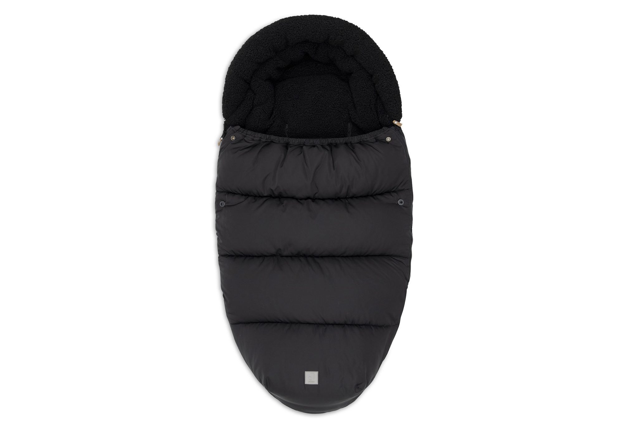 Voetenzak buggy/kinderwagen Puffed - Black