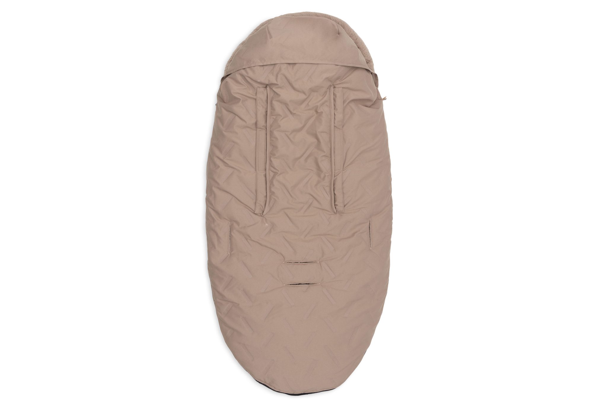 Voetenzak buggy/kinderwagen Embossed - Milky Coffee - afbeelding 3