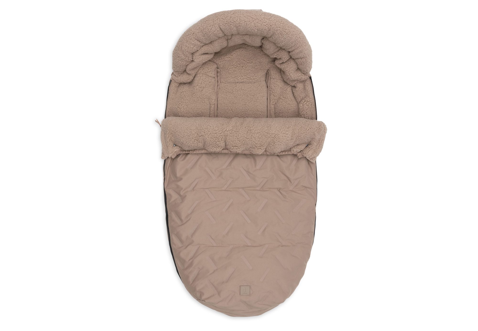 Voetenzak buggy/kinderwagen Embossed - Milky Coffee - afbeelding 2