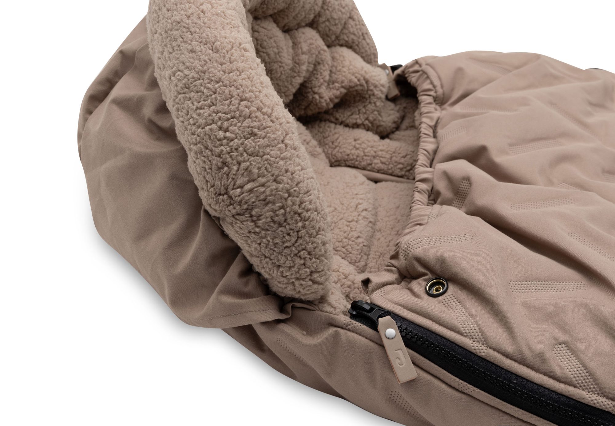 Voetenzak buggy/kinderwagen Embossed - Milky Coffee - afbeelding 7
