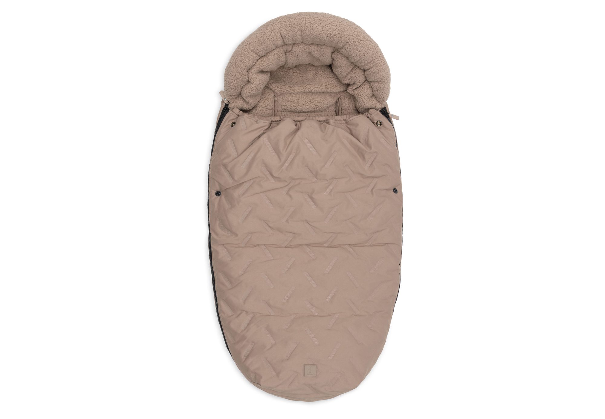 Voetenzak buggy/kinderwagen Embossed - Milky Coffee