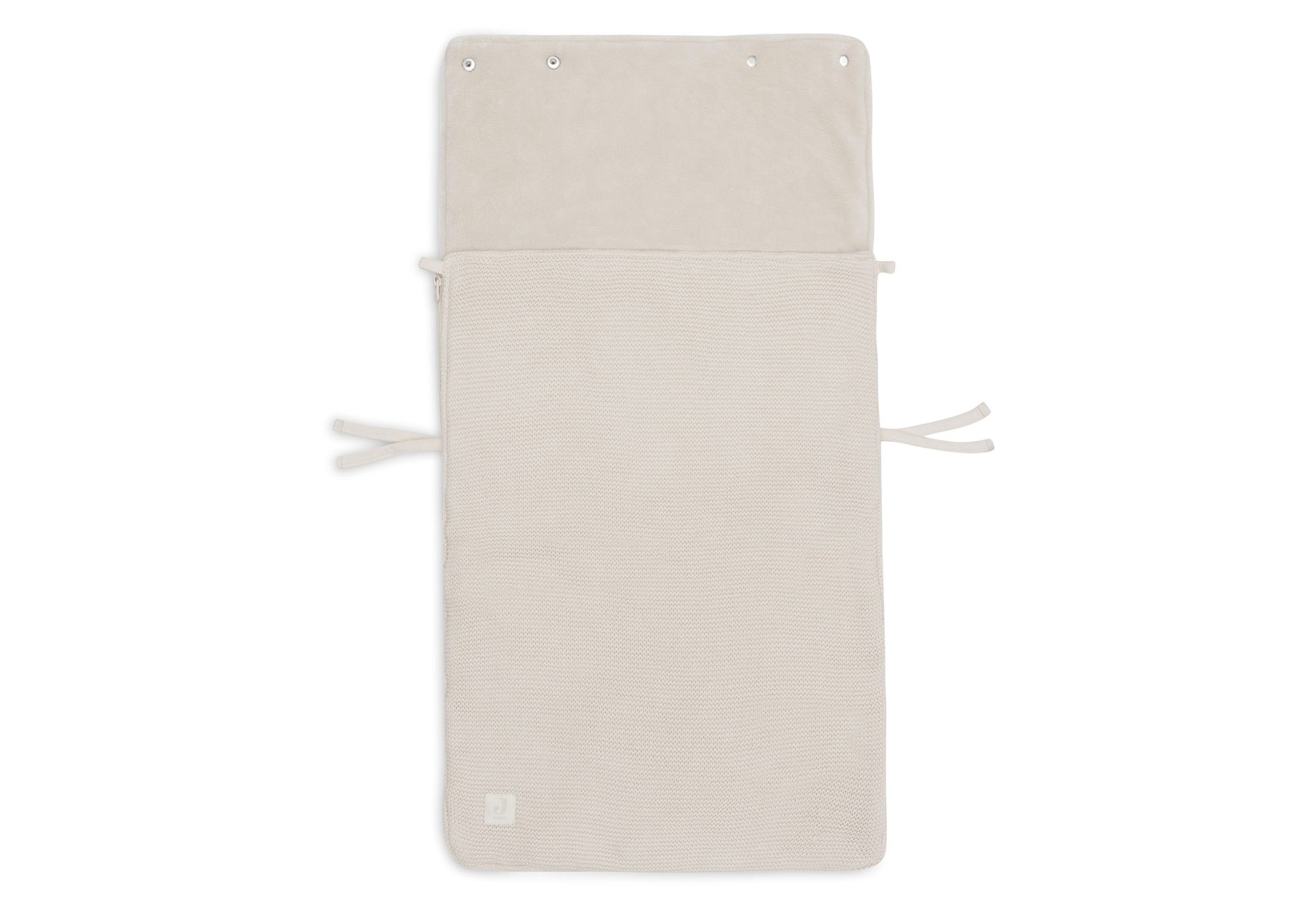 Voetenzak groep 0+ 3/5 punts gordel Basic Knit - Oatmeal - afbeelding 2