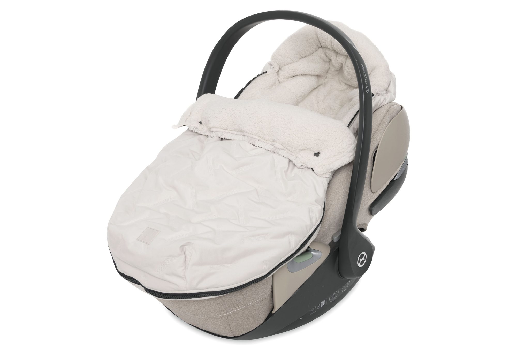 Voetenzak groep 0+ 3/5 punts gordel Embossed - Sand
