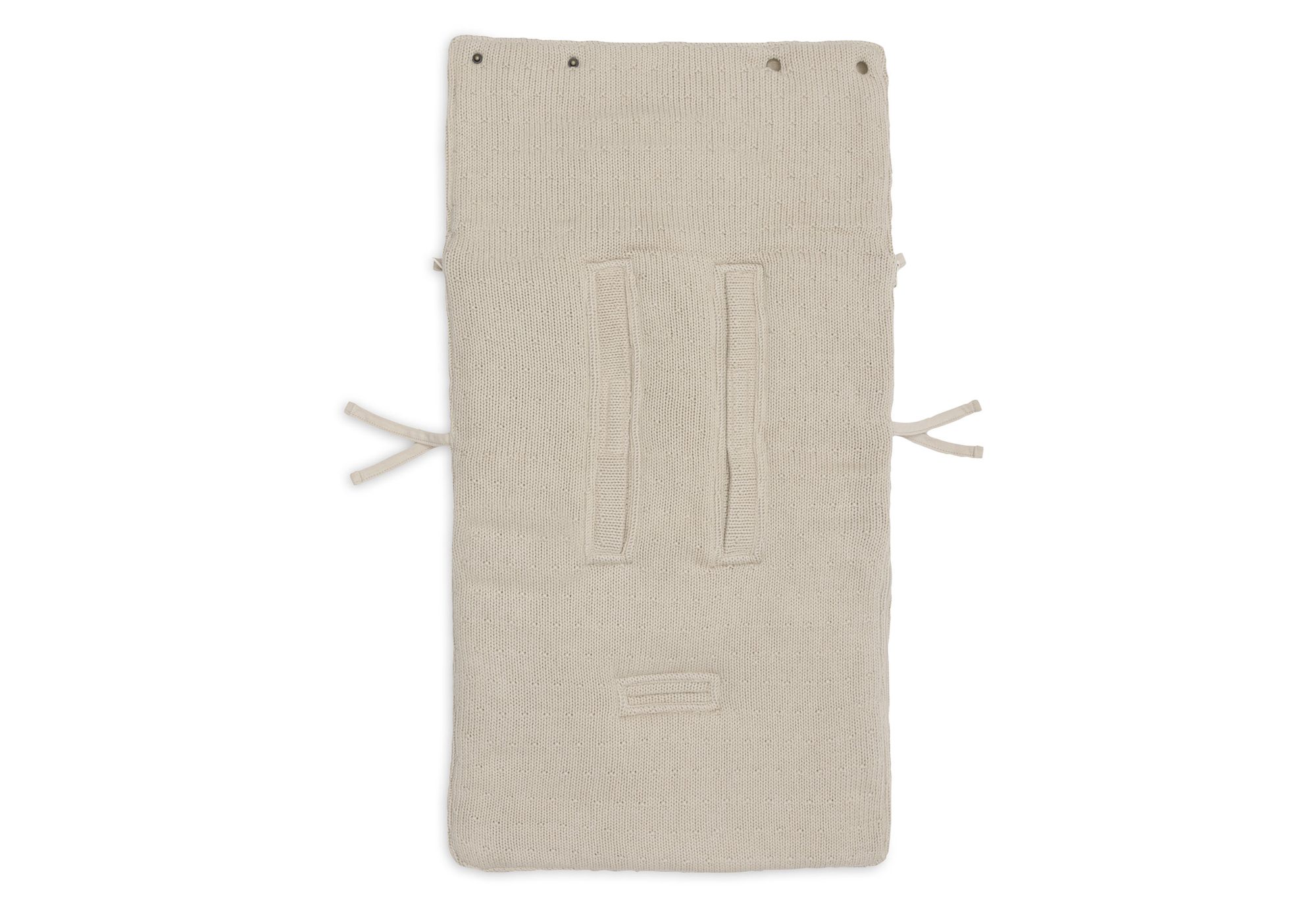 Voetenzak groep 0+ 3/5 punts gordel Sprinkle Knit - Sand - afbeelding 3